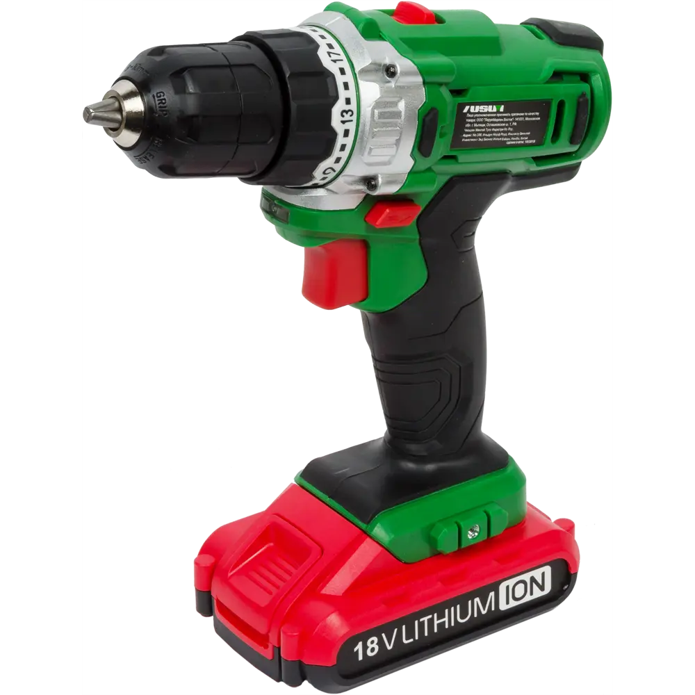 Дрель-шуруповерт аккумуляторная ML-CD141-180S 2 Battery, 18 В Li-ion 2х2 Ач Santreyd STLM-2052692
