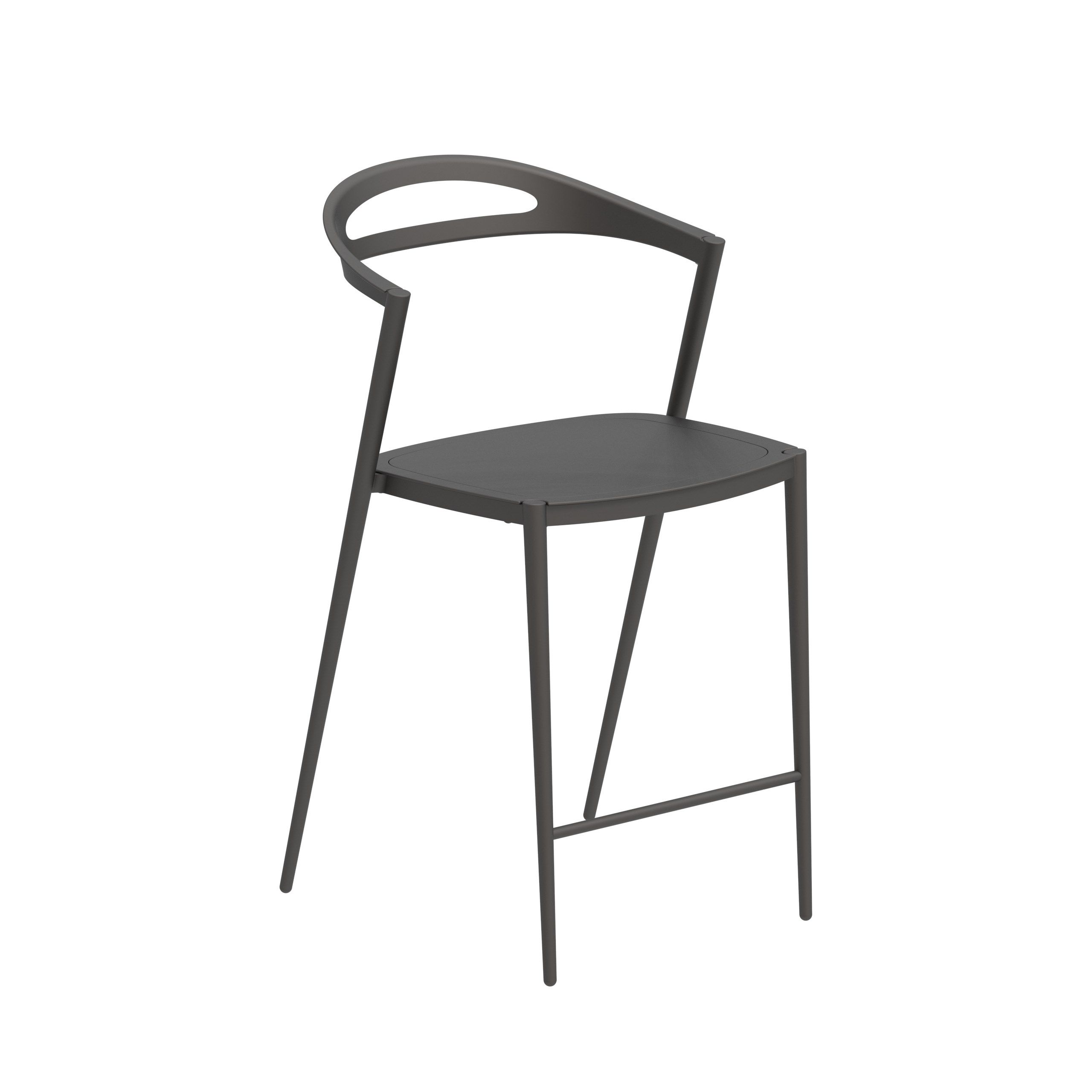 Высокий алюминиевый садовый стул со спинкой Royal Botania Styletto ARCH-00011956 - Вид №4