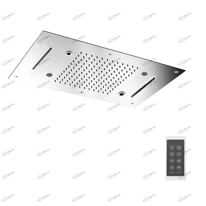 F2904 Потолочный душ из нержавеющей стали Harmonia c LED подсветкой для хромотерапии FIMA CARLO FRATTINI Wellness 