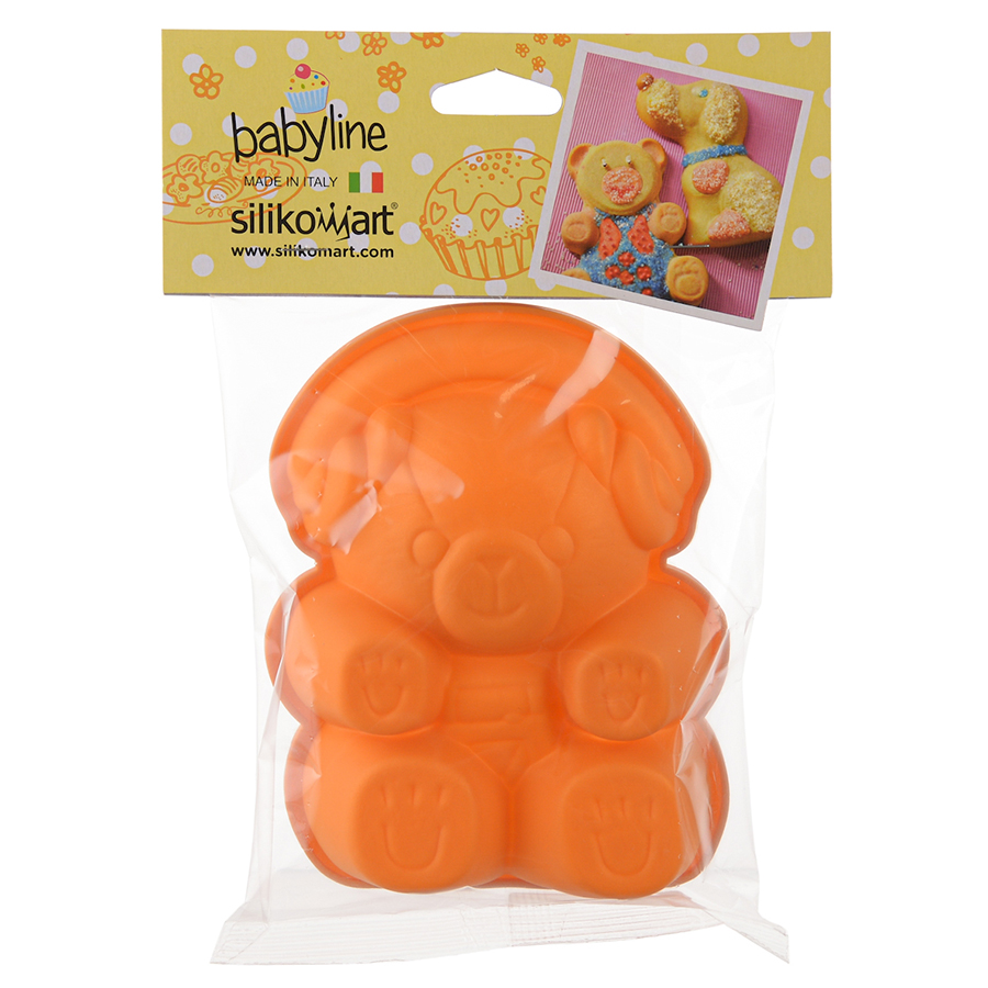 20.803.64.0060 Форма для приготовления пирожного teddy bear 12,5 х 16 см силиконовая Silikomart  - Вид №3
