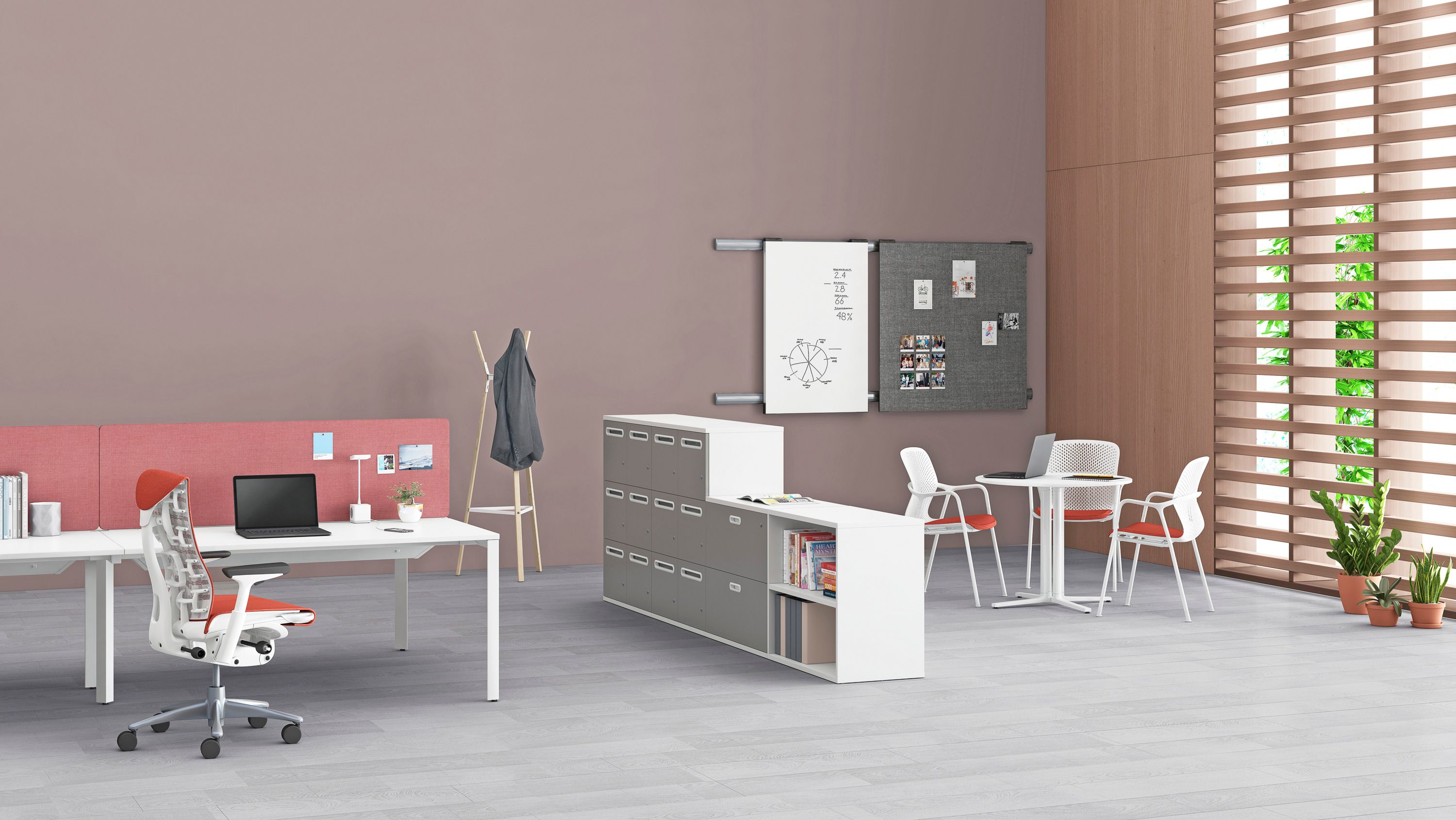 Эргономичный поворотный офисный стул с колесами Herman Miller EMBODY ARCH-00071256 - Вид №12