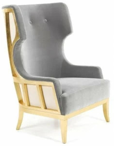 Munna Кресло с сусальным золотом и подлокотниками Dress me