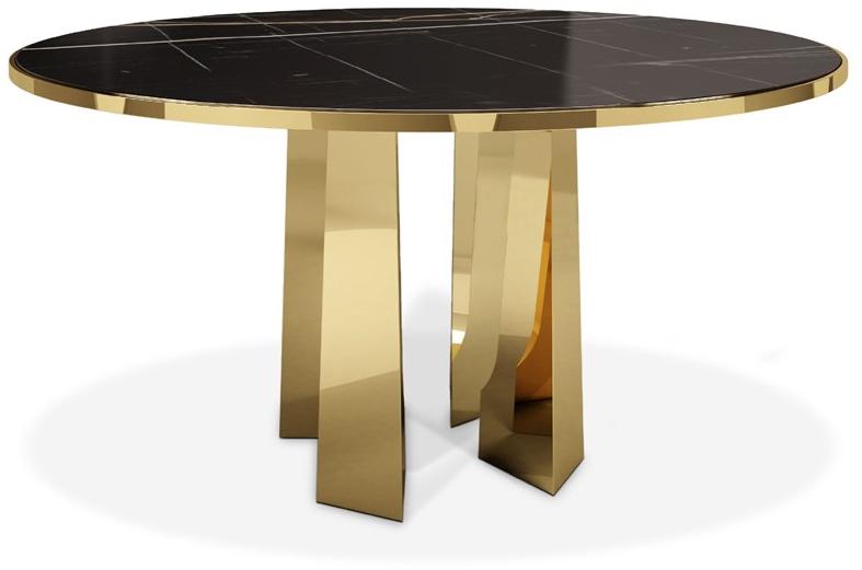 Porustudio Круглый обеденный стол из мрамора sun-id-1417466 - Вид №2