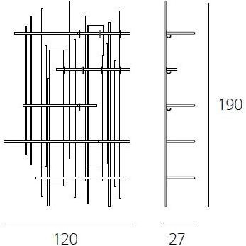 Pacini & Cappellini Модульная настенная мебель для прихожей Tube sun-id-1496234 - Вид №1