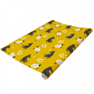 565977 Упаковочная бумага «Овцы и Волки» 100 х 70 см, 100 г/м2