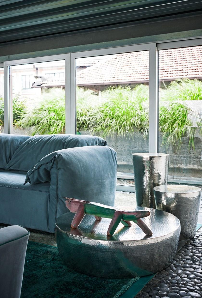 BAXTER Круглый журнальный столик из металла Cairo sun-id-1371727 - Вид №4