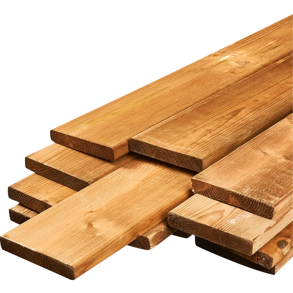 Планкен импрегнированный 20x90x2000 мм хвоя прямой с фаской угла РУСШПАЛА STLM-2039370 - Вид №1