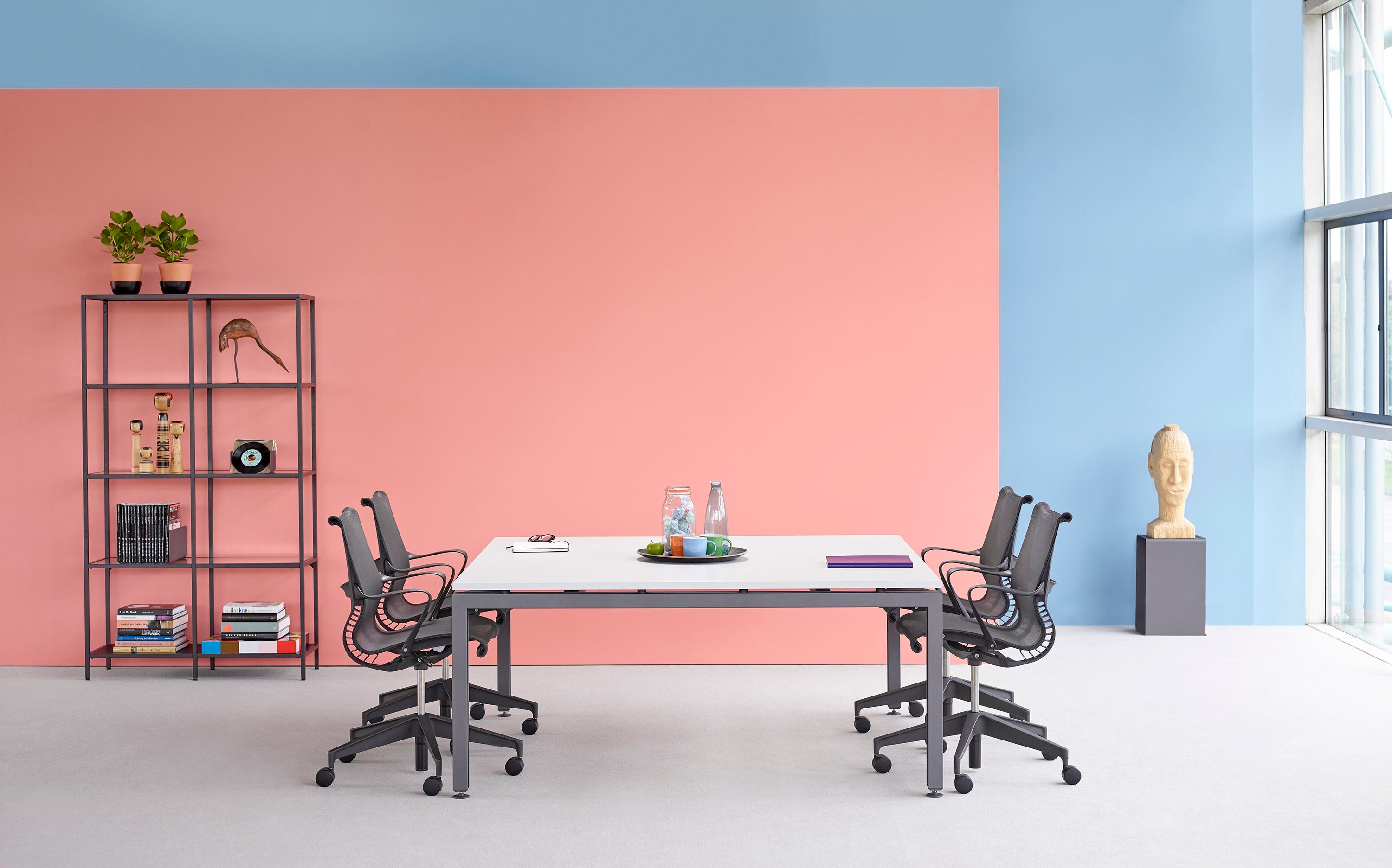 Эргономичный поворотный тканевый офисный стул с подлокотниками Herman Miller Setu ARCH-00086992 - Вид №10