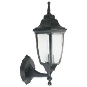 Бра уличное вверх Inspire Sutton 1xE27х60 Вт, матовое стекло, чёрный, IP44 18252628 STLM-2155818