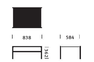 Деревянный прямоугольный журнальный столик Herman Miller Brabo ARCH-00093643 - Вид №3