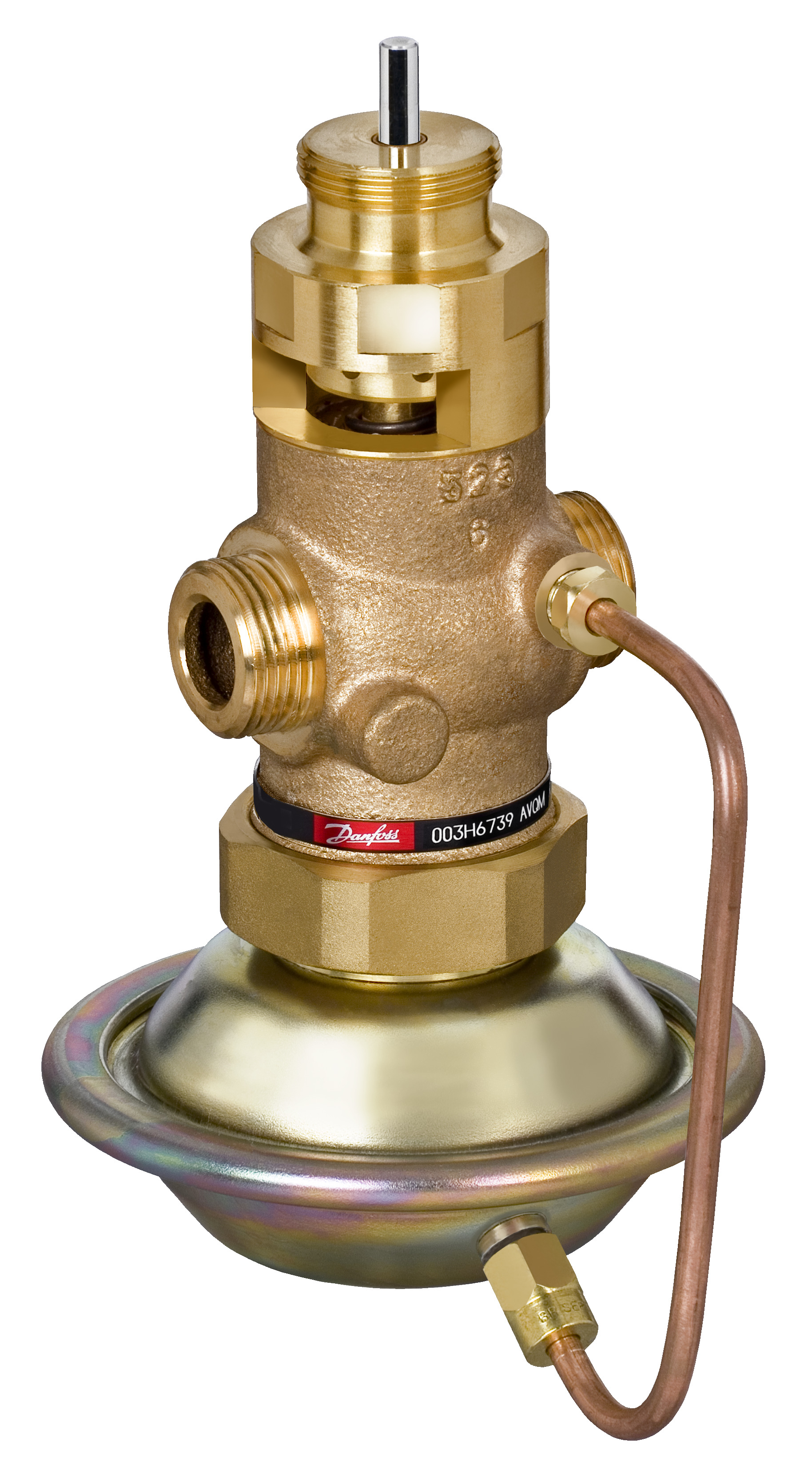 Danfoss Клапан регулирующий комбинированный AVQM с наружной резьбой или фланцевый Комб. р-рAVQM PN16 15/4//0,2/резьб. 003H6737  - Вид №18