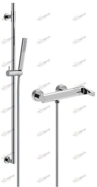 Rubinetteria Giulini Внешний смеситель для душа, однорычажный, с ручным душем Ego F5708ws