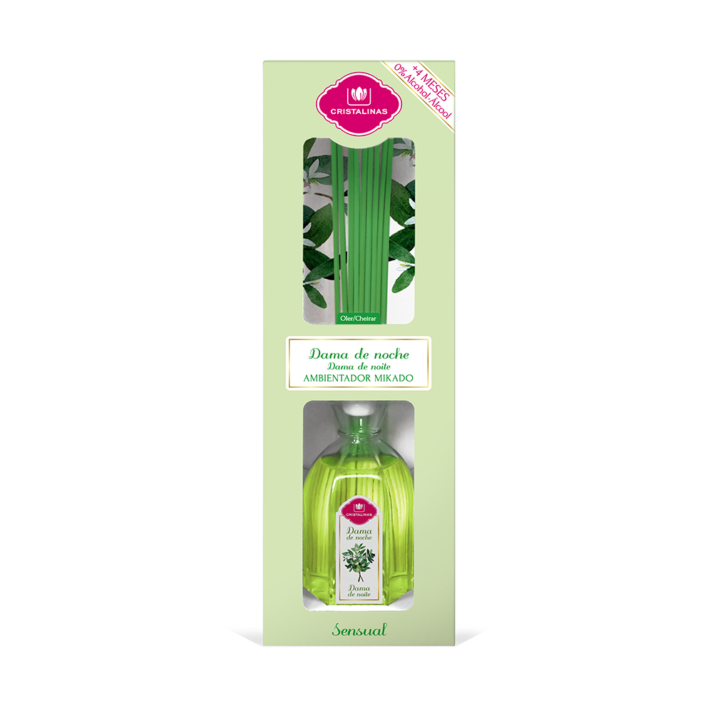 10011002 Арома-диффузор №01 180 мл С ароматом ночного жасмина Cristalinas 