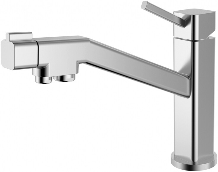 Смеситель ZorG Inox Etsi SZR-1283 для кухонной мойки, сталь