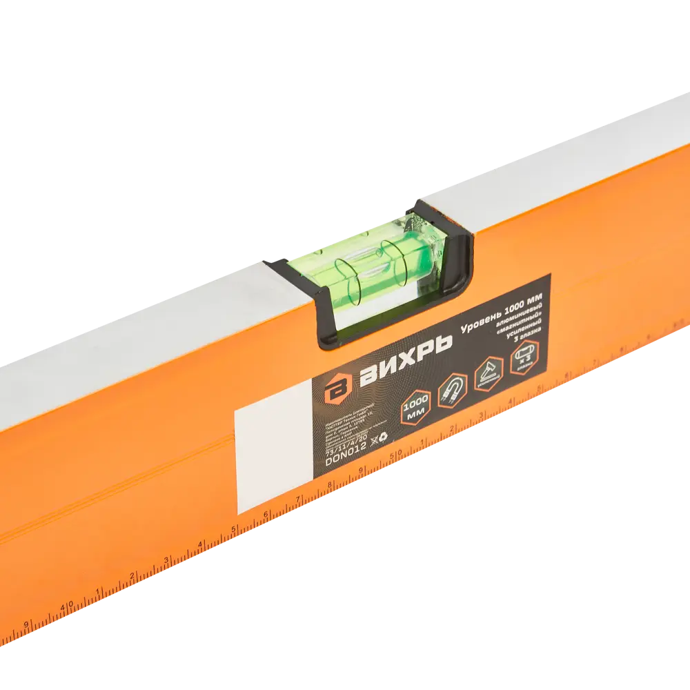Магнитный уровень ВИХРЬ с зеркальным глазком 1000 мм 85582849 STLM-0064242 - Вид №2