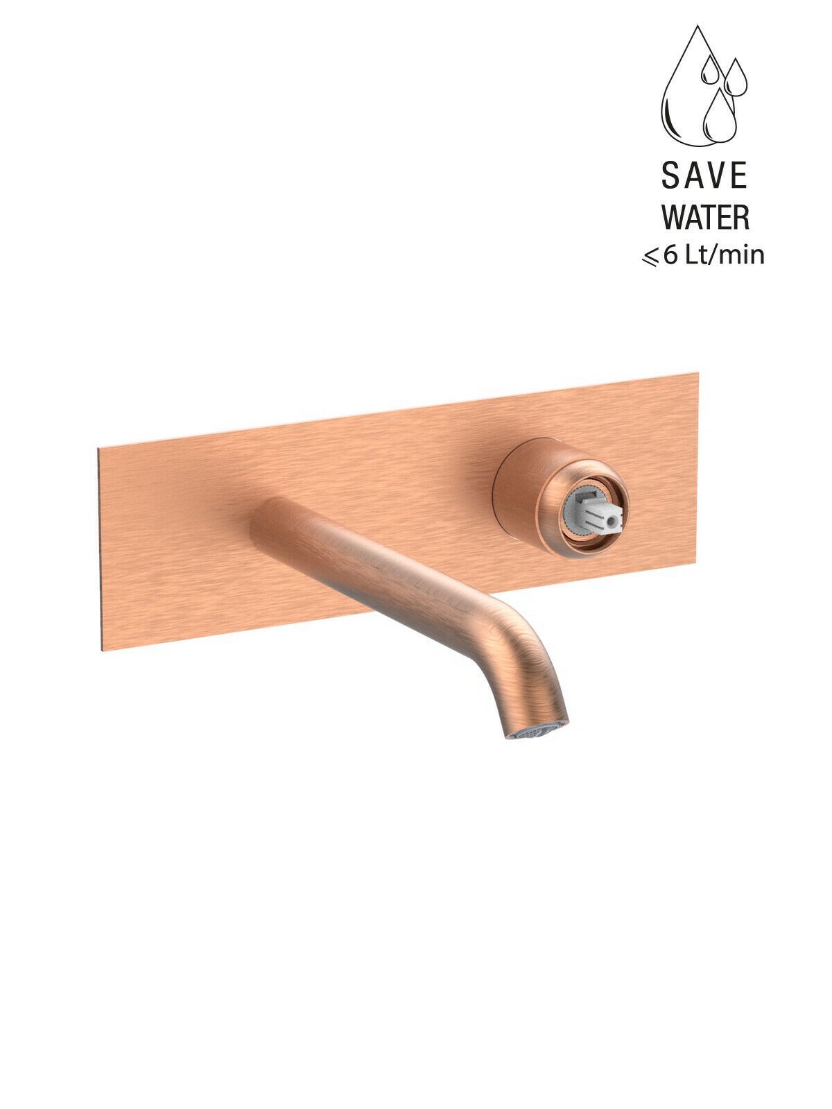 Настенный смеситель для раковины с 2 отверстиями без слива Rubinetterie Frattini Pepe XLS ARCH-00148159 - Вид №20