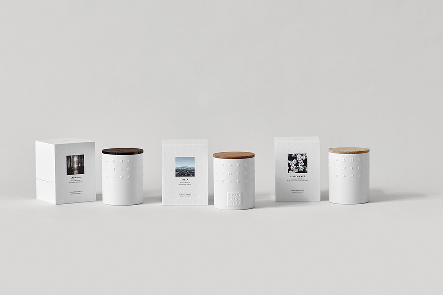 Свеча ароматическая ROSENHAVE с крышкой, керамика, 300 г S K A N D I N A V I S K SK1423 - Вид №2