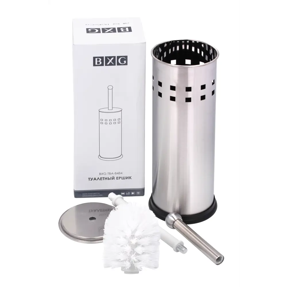 Ёршик для унитаза BXG CD-8484 металл цвет хром STLM-2161413 - Вид №2