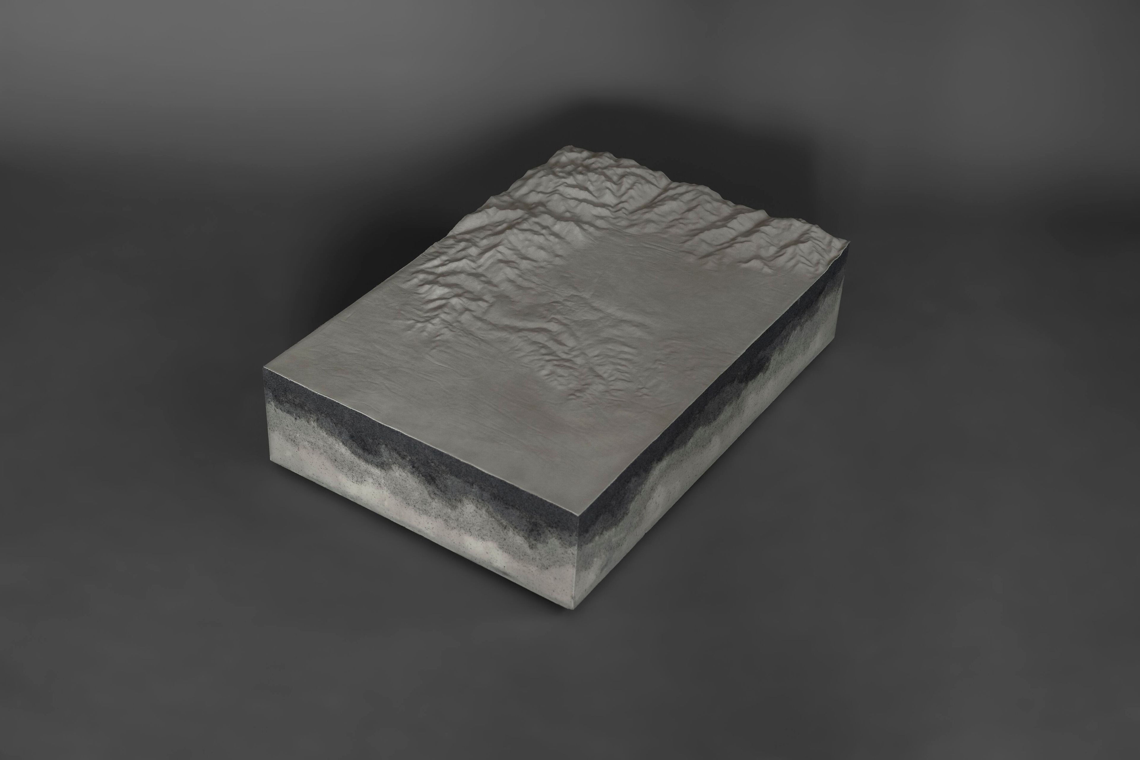 Низкий журнальный столик с бархатной подкладкой alcarol Geomorphic 2023 ARCH-00013525 - Вид №6