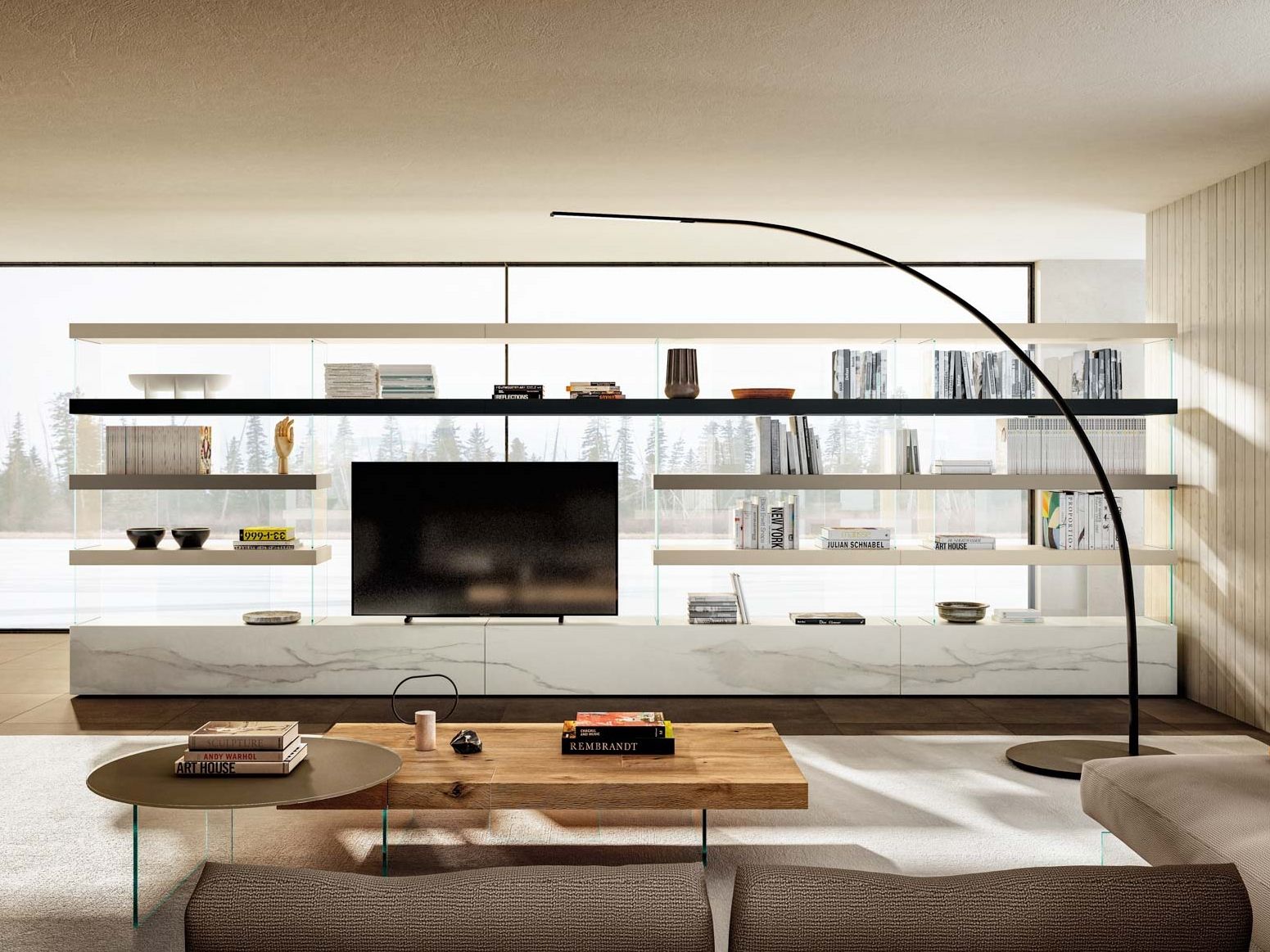 Секционная оборудованная стена Lago Air ARCH-00062868