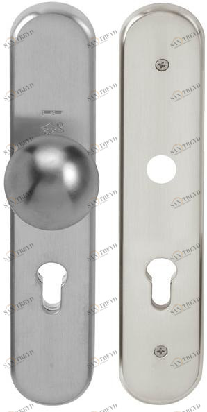 Formani Ручка двери из никеля на пластине Timeless Sicura 788