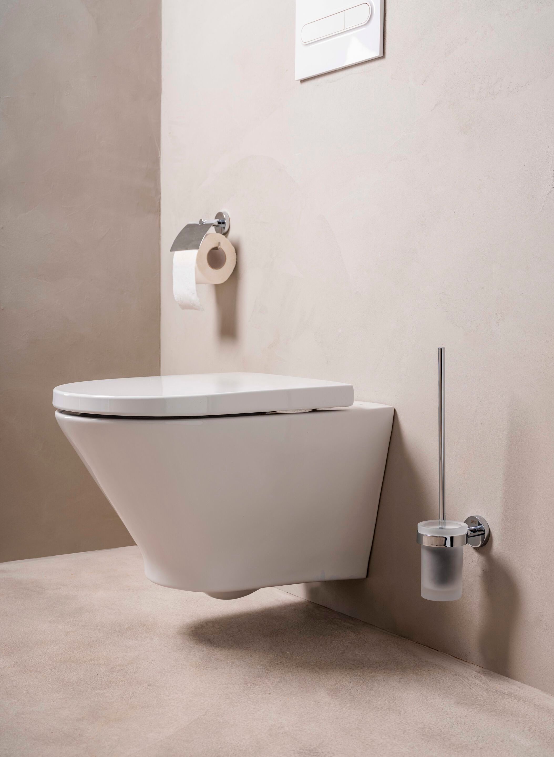 Металлическая настенная туалетная щетка Roca Compas ARCH-00040751 - Вид №1