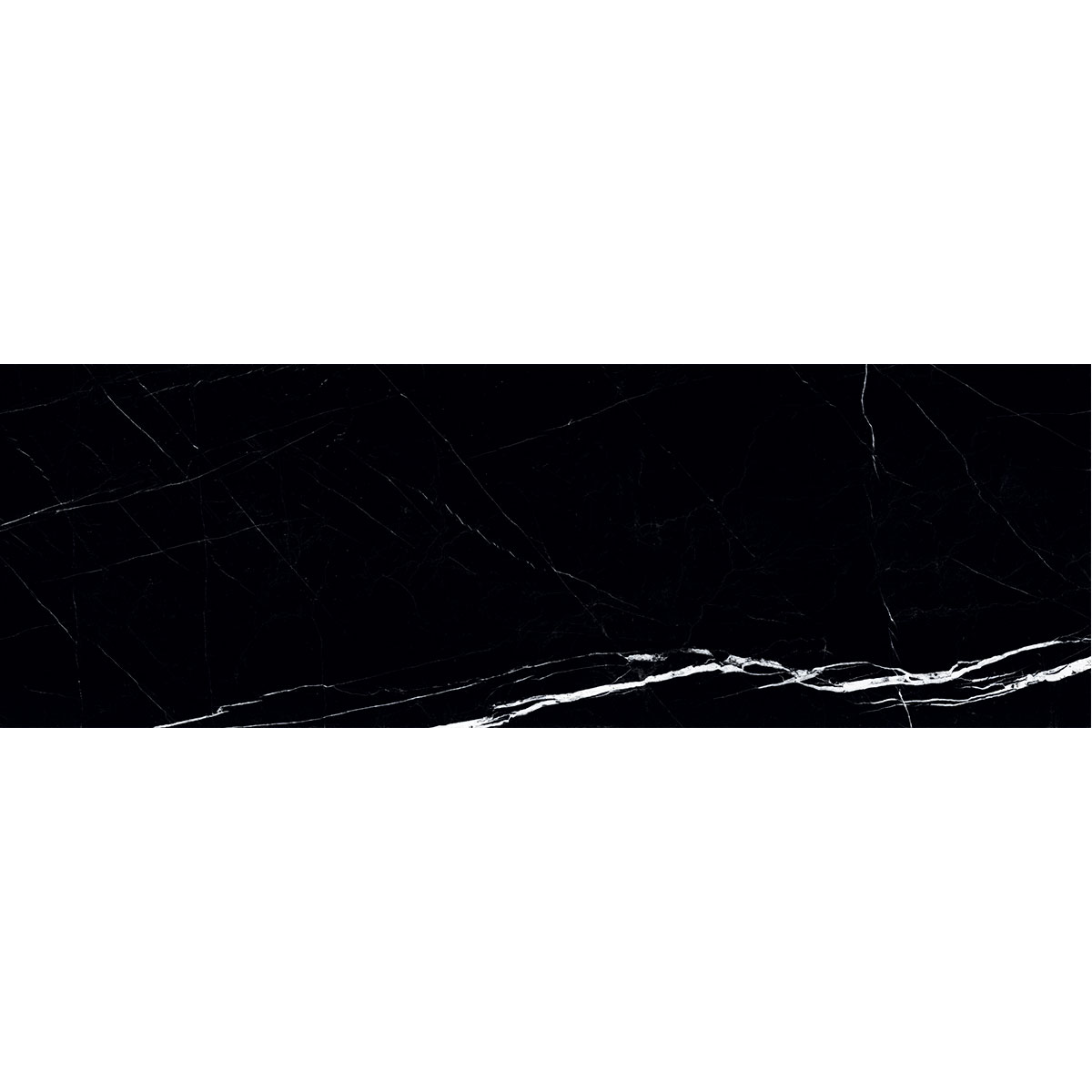 Бесконечная элегантность: керамический слэб NERO MARQUINA STP-ST153 INCOLOR Double Polished - Вид №1