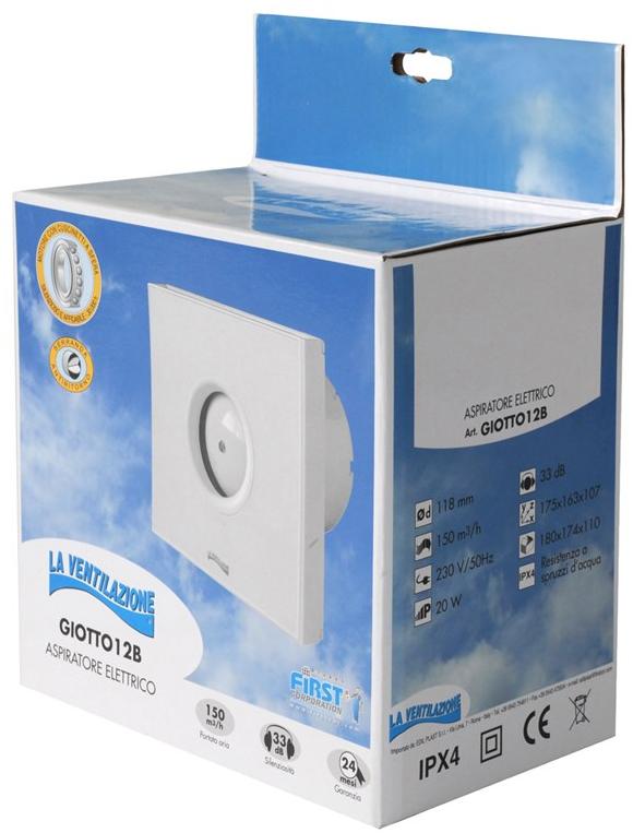 First Corporation Настенный осевой вентилятор La ventilazione Giotto12b - Вид №1