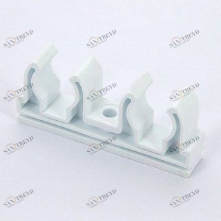 Крепление двойное PRO AQUA полипропилен 20 PA18508P