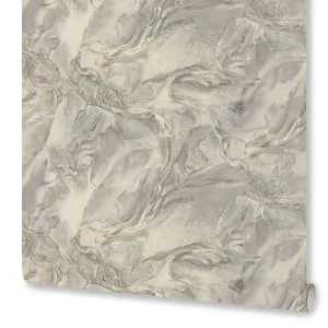 Флизелиновые обои Euro Decor Istok серые 1.06 м - современный стиль с рельефной фактурой 89420944