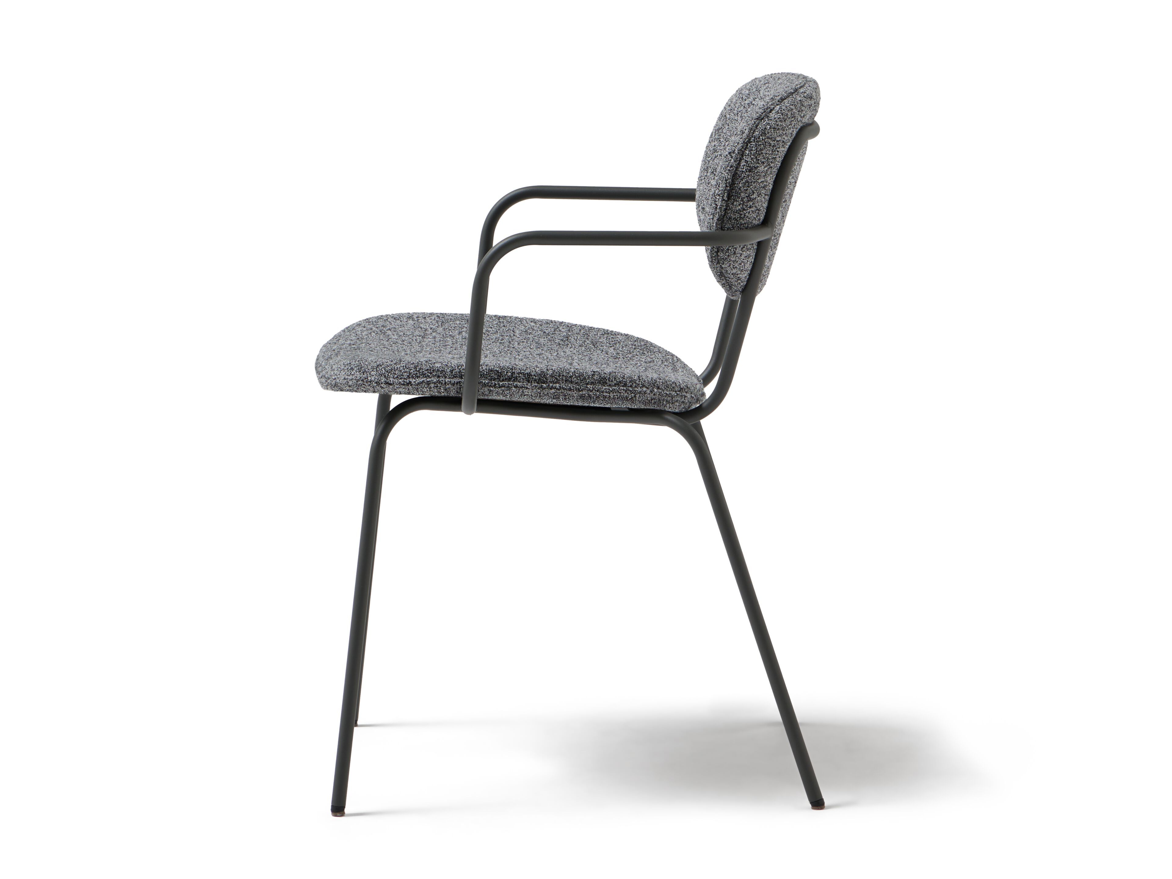 Мягкий тканевый стул с подлокотниками MOBLIBERICA Silueta ARCH-00108279 - Вид №1