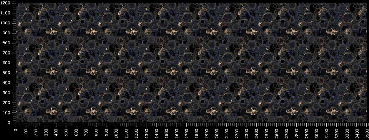 Стеновые панели - Гексагон планет LIGRON LIST138 2255 - Вид №1