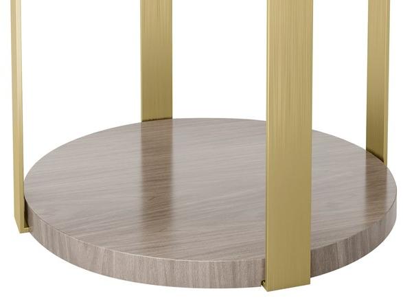 FRATO Круглый деревянный журнальный столик  Ffu260005aag  - Вид №2