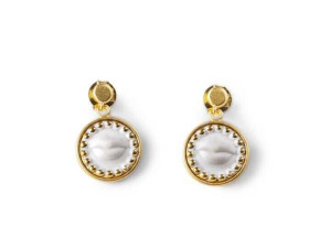 Серьги из фарфора