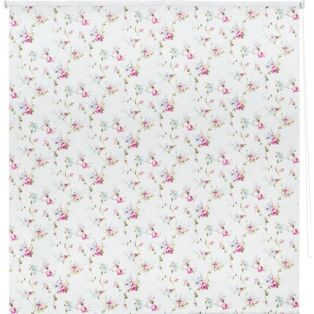 Штора рулонная «Цветы», 80х160 см, цвет белый Santreyd Шарм STLM-2207374