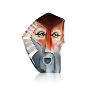 65885 Скульптура "Маска Удивление", красная/серая/лиловая, 240/340 мм Maleras