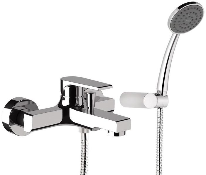 Rubinetterie Mariani Смеситель для ванны настенный с ручным душем Artic 230-at - Вид №1