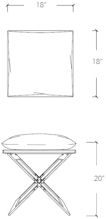 GABRIEL SCOTT Складной стул со встроенной подушкой Marx sun-id-1503286 - Вид №11