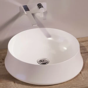 SH01BIANCO Накладная раковина на столешницу  круглая Simas Sharp