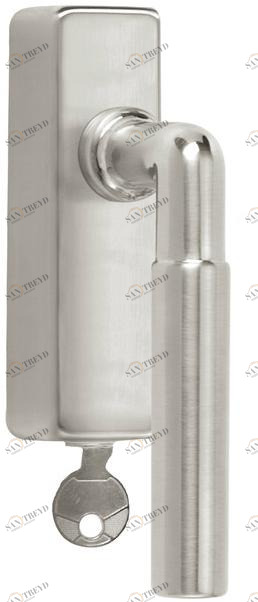 Formani Оконная ручка dk никель с замком Timeless 1924-dklock-o