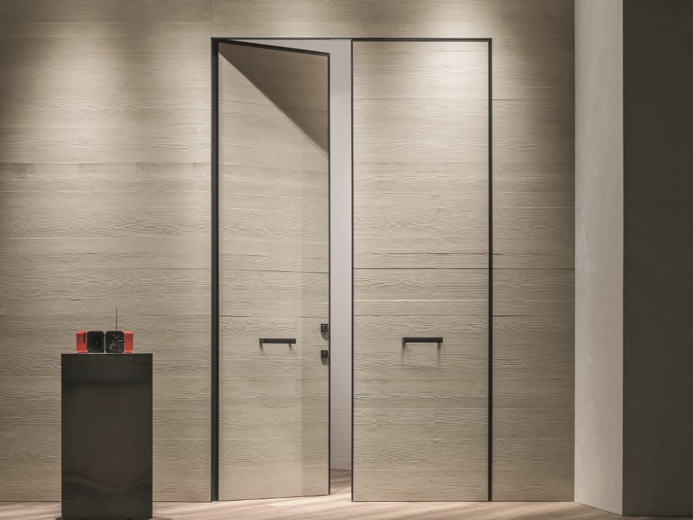 Двухстворчатая бронированная дверь с бетонной отделкой Oikos Tekno ARCH-00105145 - Вид №1