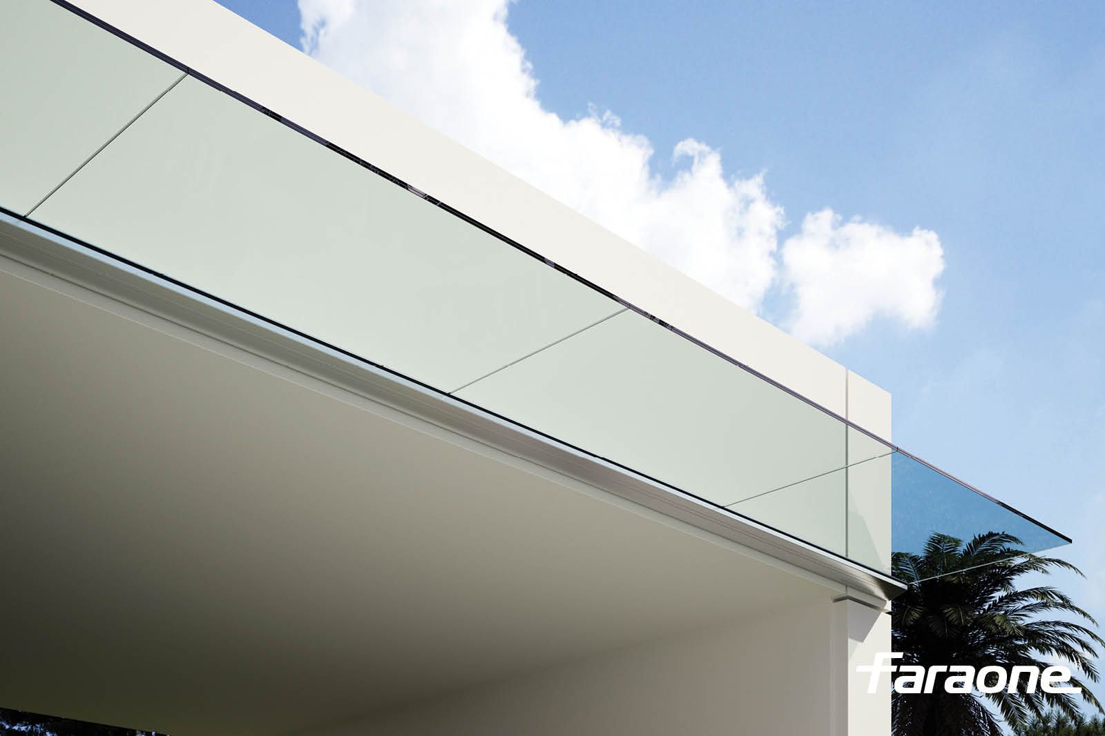 Навес из закаленного стекла FARAONE серия Linea 3 ARCH-00059496 - Вид №5