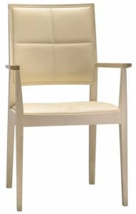 Andreu World Стул из бука с подлокотниками Manila So2036