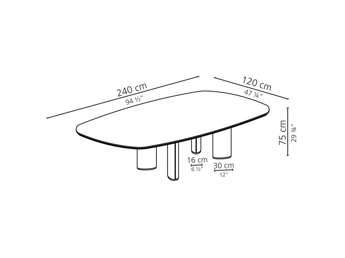 Прямоугольный мраморный стол Casamilano Arne ARCH-00034333 - Вид №8