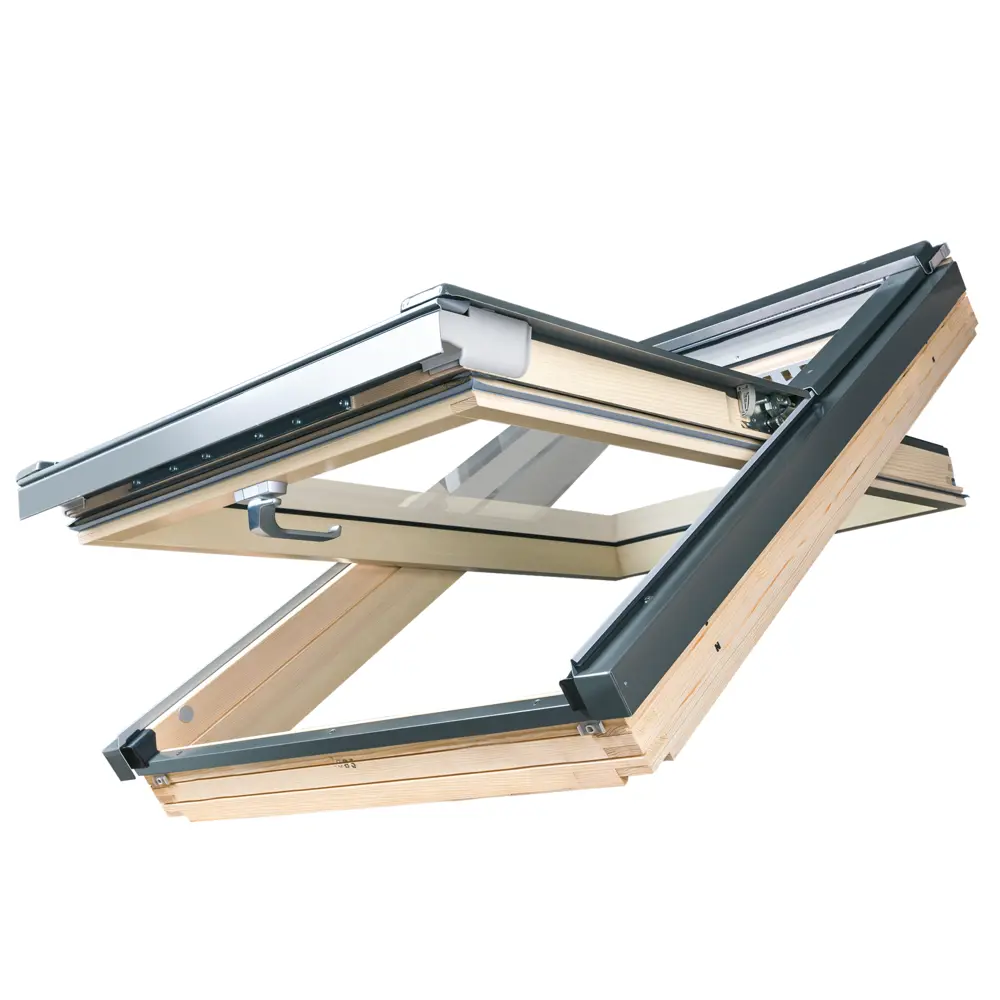 Мансардное окно Fakro FTP (CH) 66x98 см сосна STLM-2087762 - Вид №1