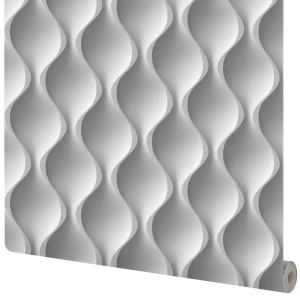 Обои 3D АС70147-14, на флизелиновой основе, цвет серый, 1.06х10.05 м