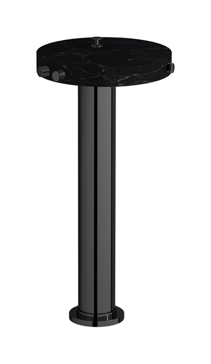 Напольный смесиель для ванны с встроенным душем. WE ARE IB mr399cf_2 Black Chrome Marmo