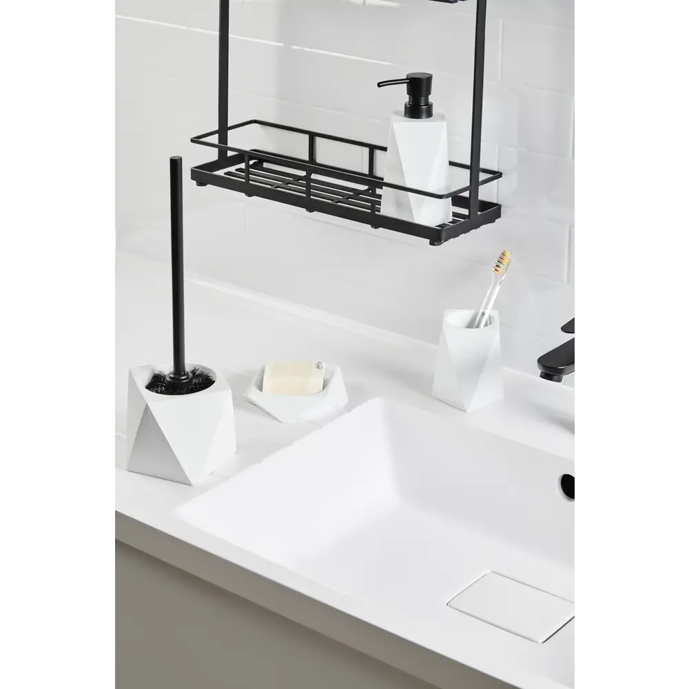 Мыльница Vidage Isbirni полирезина цвет белый STLM-2180654 - Вид №4