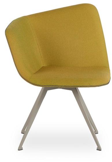 B&T Design Вращающееся кресло из ткани Domino sun-id-1492802 - Вид №1