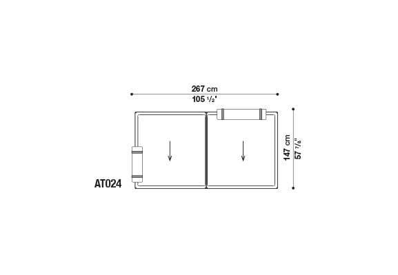 Кожаный диван B&B Italia Атолл ARCH-00112726 - Вид №22